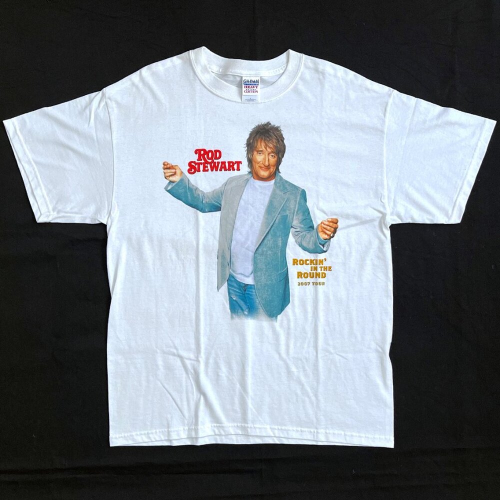 Vintage Rod Stewart "Rockin' In The Round" 2007 Tour Event Tee